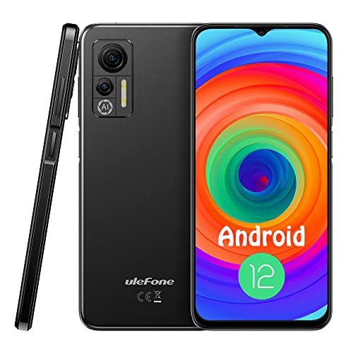 Ulefone Note 14 Unlocked Smartphone 2023, 3GB+16GB+128GB Expandable Android 12 Cell Phone, Triple Card Slots 6.52" Screen, Dual SIM 4G, 8MP Camera, 4500mAh GSM Smartphone, Face Unlock,GPS, Black