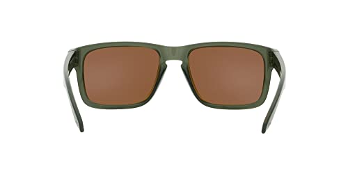 Oakley Men's OO9102 Holbrook Square Sunglasses, Olive Ink/Prizm Tungsten Polarized, 57 mm