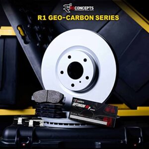 R1 Concepts Rear Brakes and Rotors Kit |Rear Brake Pads| Brake Rotors and Pads| Optimum OEp Brake Pads and Rotors |Hardware Kit|fits 2017-2022 Honda CR-V
