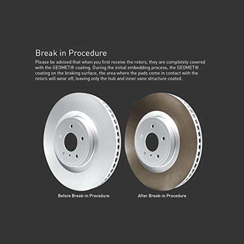 R1 Concepts Front Brakes and Rotors Kit |Front Brake Pads| Brake Rotors and Pads| Ceramic Brake Pads and Rotors |Hardware Kit|fits 1995-2003 Toyota Avalon, Camry, Sienna