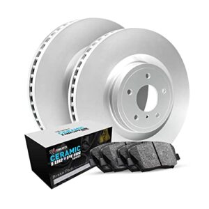 r1 concepts front brakes and rotors kit |front brake pads| brake rotors and pads| euro ceramic brake pads and rotors|fits 2015-2022 bmw 220i, 228i xdrive gran coupe, x1, x2; mini cooper countryman