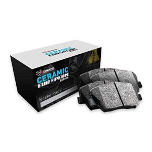 R1 Concepts Front Brakes and Rotors Kit |Front Brake Pads| Brake Rotors and Pads| Euro Ceramic Brake Pads and Rotors|fits 2015-2022 BMW 220i, 228i xDrive Gran Coupe, X1, X2; Mini Cooper Countryman