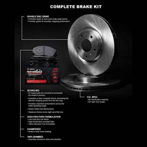 R1 Concepts Front Brakes and Rotors Kit |Front Brake Pads| Brake Rotors and Pads| Performance Off-Road Brake Pads and Rotors|fits 1991-1998 Toyota 4Runner, T100