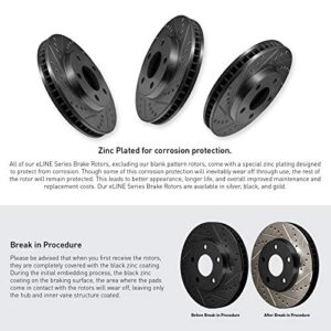 R1 Concepts Front Rear Brakes and Rotors Kit |Front Rear Brake Pads| Brake Rotors and Pads| Ceramic Brake Pads and Rotors |Hardware Kit|fits 2016-2021 Honda Civic