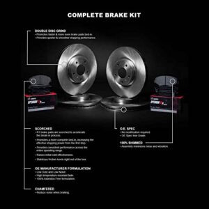 R1 Concepts Front Rear Brakes and Rotors Kit |Front Rear Brake Pads| Brake Rotors and Pads| Optimum OEp Brake Pads and Rotors|fits 2018-2022 Buick Encore; Chevrolet Trax