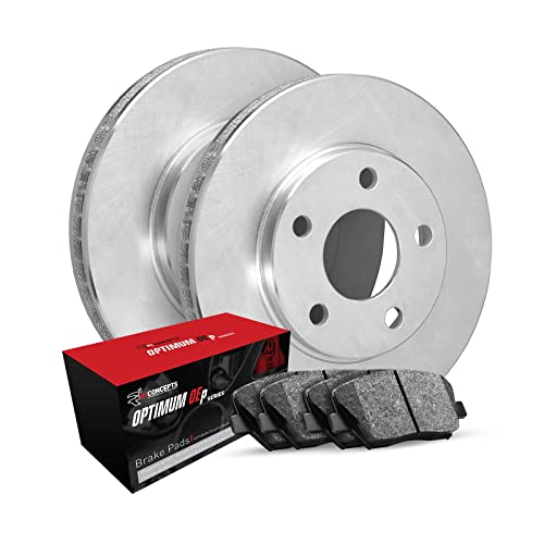 R1 Concepts Front Brakes and Rotors Kit |Front Brake Pads| Brake Rotors and Pads| Optimum OEp Brake Pads and Rotors WFUN1-13203