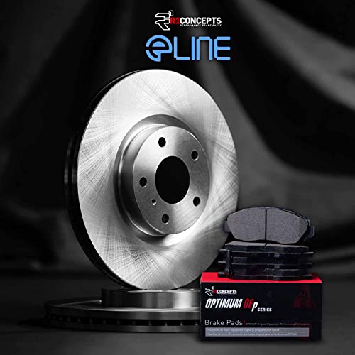 R1 Concepts Front Brakes and Rotors Kit |Front Brake Pads| Brake Rotors and Pads| Optimum OEp Brake Pads and Rotors WFUN1-13203