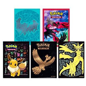 Pokemon Sleeves for Cards with Designs Bulk Bundle ~ 260 Pcs Pokemon Card Sleeves for Playing, Deck Protector Sleeves for 4 Decks Featuring Blastoise and More (Pokemon Trading Card Game)