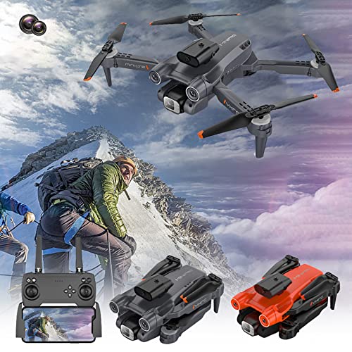 Vetitkima Drone with 2 Cameras, Drone with Dual Hd FPV Camera Remote Control Toys Gifts for Boys Girls with Altitude Hold Headless Mode