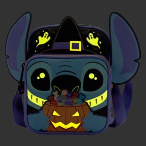 Disney Lilo and Stitch Glow Halloween Candy Cosplay Passport Bag