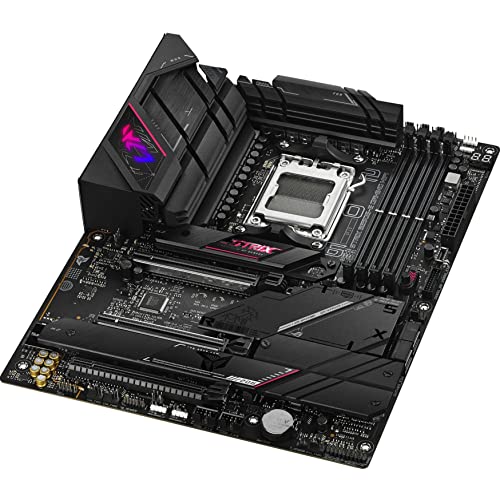 ASUS ROG Strix B650E-E Gaming WiFi AM5 (LGA1718) Ryzen 7000 Gaming Motherboard(16+2 Power Stages,DDR5,4X M.2 Slots, PCIe® 5.0, WiFi 6E, 2.5G LAN,USB 3.2 Gen 2x2 Type-C® Rear I/O Port, Aura Sync RGB)