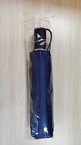 TechRise Large Windproof Umbrella, Wind Resistant Compact Travel Folding Umbrellas, Ladies Auto Open Close Strong Wind Proof Rain Proof with 10 Ribs golf umbrella collapsible for Men Women (Blue)