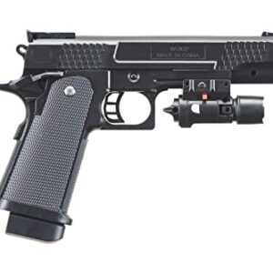 P2 Spring Powered Airsoft Pistol Plastic Lightweight/ (Black)-