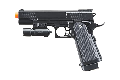 P2 Spring Powered Airsoft Pistol Plastic Lightweight/ (Black)-