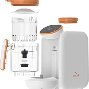 Quark Quook Baby Food Maker Steamer and Blender - Easy-To-Use 5-in-1 Baby Food Processor with Built In Baby Bottle Warmer - Self Cleaning, Sterilizing & Dishwasher Safe - 100% Baby-Safe Materials