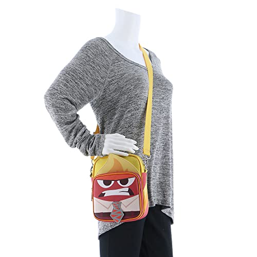 Loungefly Pixar Inside Out Anger Passport Bag