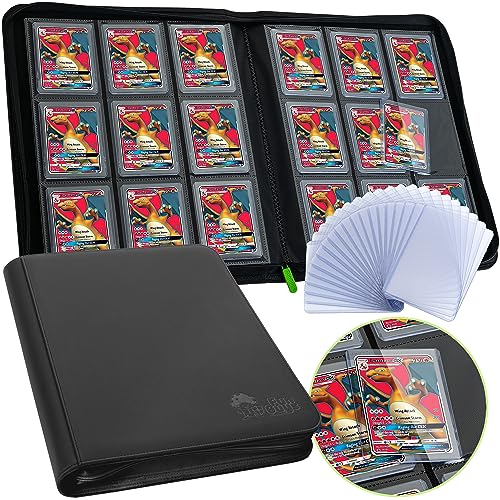 Toploader Binder, Trading Card Binder Storage, 252 9 Pocket Top Loader Binder, Pokemon Binder, Card Collection Binder, Yugioh Cards Binder, MTG Card Binder, TCG Binder, Card Folders for Trading Cards