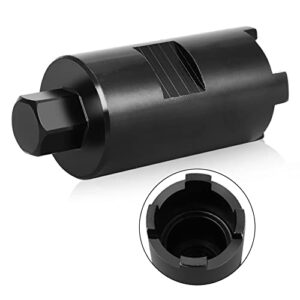 foruly replace 07908-4690003 swingarm fulcrum bolts lock nuts removing and installing tool fit for honda 4-stroke atvs rincon 250/ recon 250/ 250sx 3 wheelers/big red models steel black oxide finish