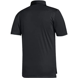 adidas Mens Team Issue Short Sleeve Polo, Black, XL