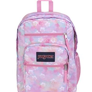 JanSport Big Student Backpack-Travel, or Work Bookbag with 15-Inch Laptop Compartment, NEON Daisy, One Size