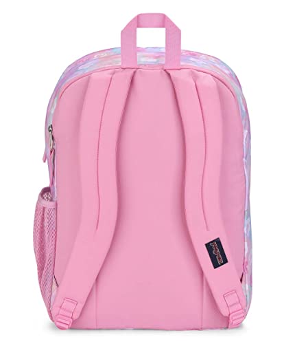JanSport Big Student Backpack-Travel, or Work Bookbag with 15-Inch Laptop Compartment, NEON Daisy, One Size