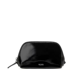 tumi - belden slg cosmetic pouch - black/patent