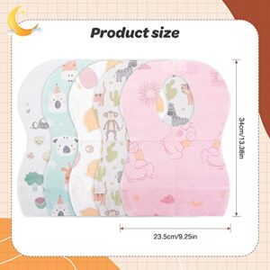 Buyockss 50 PCS Disposable Bibs, Baby Bibs for Girls and Boys, Travel Bibs with Individual Package, Large Pocket, Waterproof and Adjustable