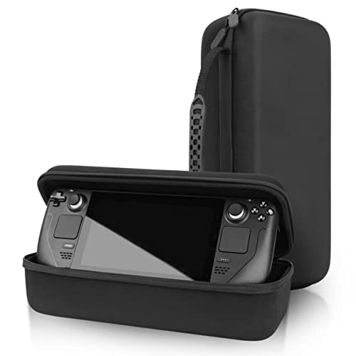 Carrying Case Compatible with Asus Ally and Steam Deck,Fit Charger AC Adapter,Portable Travel Carrying Case Pouch for Steam Deck Console & Accessories