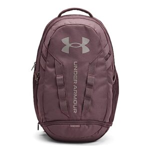 under armour unisex-adult hustle 5.0 backpack , (057) ash taupe / ash taupe / pewter , one size fits all