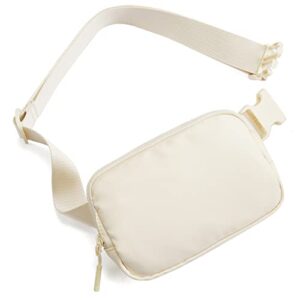 telena belt bag for women men fashionable crossbody fanny pack for women waist bag with adjustable strap beige