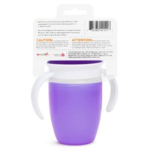 Munchkin® Miracle® 360 Trainer Cup, 7 Ounce, Purple