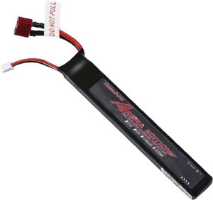 bosli-po 11.1v airsoft battery 1300mah 2s 25c rechargeable high capacity lipo battery with t plug connector for airsoft guns