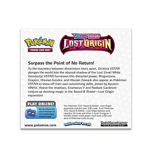Pokemon - Lost Origin - x4 Sealed Booster Pack Set - 10 Card Per Pack