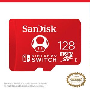 SanDisk 256GB microSDXC-Card, Licensed for Nintendo-Switch - SDSQXAO-256G-GNCZN & 128GB microSDXC-Card, Licensed for Nintendo-Switch - SDSQXAO-128G-GNCZN