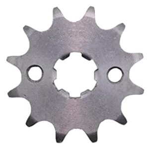 Trkimal Motorcycle 428 Front Sprocket for 50cc 70cc 90cc 110cc 125cc 140cc 160cc Dirt Pit Bike Mini Bike TaoTao Roketa Coolster Sunl Lifan Loncin ATV Quad 4 Wheeler Moped (428-12T, 17MM)