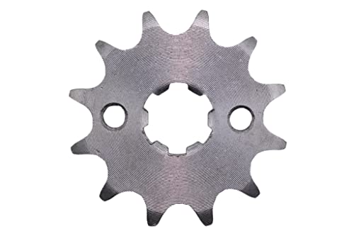 Trkimal Motorcycle 428 Front Sprocket for 50cc 70cc 90cc 110cc 125cc 140cc 160cc Dirt Pit Bike Mini Bike TaoTao Roketa Coolster Sunl Lifan Loncin ATV Quad 4 Wheeler Moped (428-12T, 17MM)