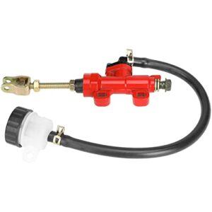 YOXUFA Rear Brake Master Cylinder Reservoir for 98cc 196cc 212cc 2.8hp 6.5hp Coleman KT196 CK100 SK100 150cc Yerf Dog Helix Go Kart Cart Buggy 110cc 125cc 200cc 250cc Chinese ATV Quad Pit Dirt Bike