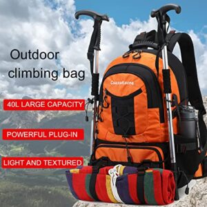 YANIMENGNU Traveling Backpack 40L Waterproof and Light Outdoor Hiking, Men's and Women's Camping Backpack