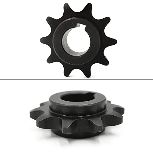 QYMOTO 40/41/420 Chain Sprocket 10 Tooth 5/8'' Bore 3/16'' Keyway for Coleman KT196,Hammerhead Mudhead 80T, Trailmaster XRX Go Kart Sprocket 30 Series Torque Converters