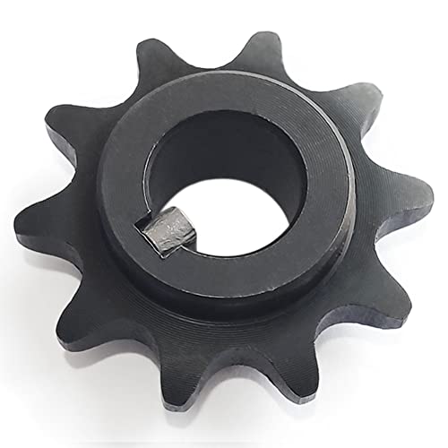 QYMOTO 40/41/420 Chain Sprocket 10 Tooth 5/8'' Bore 3/16'' Keyway for Coleman KT196,Hammerhead Mudhead 80T, Trailmaster XRX Go Kart Sprocket 30 Series Torque Converters