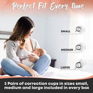 Cradle Plus Inverted Nipple Corrector -Rechargeable Nipple Suckers for Women | Suction Device | Electric Nipple Corrector for Inverted, Flat and Shy Nipples | Nipple everter, Nipple Suction Cups