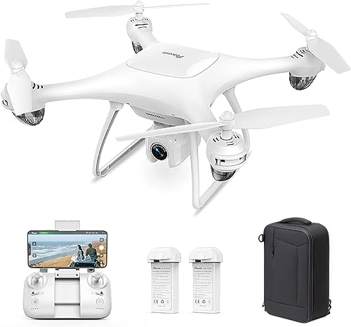 Potensic Upgraded P5 Drone with 2.7K Camera for Adults and Beginners, FPV Quadcopter Helicopter with Gravity Sensor, Trajectory Flight and 3D Flip, Altitude Hold, Headless Mode, 40 Mins Flight Time