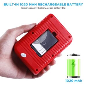 Handheld Game Console, Kyadeys Portable Retro Game Console with 500 Classical FC Games,3.0-Inches Display,Built-in 1020mAh Rechargeable Battery Support for Connecting TV and Two Players (Red)