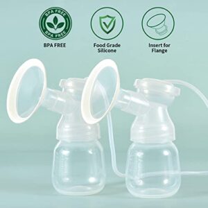 TOVVILD 22mm Breast Pump Parts, Double Bottles Backflow Protector, Compatible with TOVVILD Breast Pump, Spectra Breast Pump Accessories Replacement