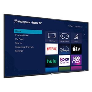 Westinghouse 50-Inch 4K UHD Smart TV UX Series HDR10 60Hz Refresh Rate Compatible with Alexa & Google Assistant + Free Wall Mount (No Stands) WR50UX4210 (Renewed)