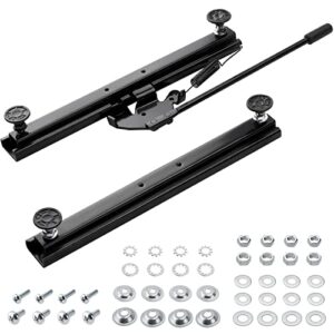 racewill seat slider, seat track assembly kit with hardware, fits for go kart go cart seats, bucket seats, universal