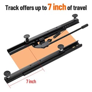 Racewill Seat Slider, Seat Track Assembly Kit with Hardware, Fits for Go Kart Go Cart Seats, Bucket Seats, Universal