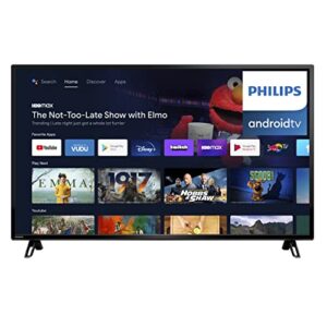 philips 50-inch 4k uhd led android smart tv with voice remote, hdr10, google assistant and chromecast built-in