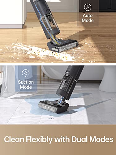Dreametech H12 Smart Wet Dry Vacuum, Cordless Hardwood Floor Cleaner One-Step Cleaning Vacuum Mop Great for Multi-Surface