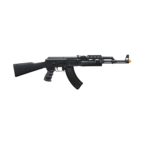 300 FPS Airsoft Tactical AK-47 Spring Airsoft Rifle w/Flashlight, Front Rail System, 300 Round Magazine, and Durable ABS Polymer Construction - Perfect for Precision Shooting and Film Makin